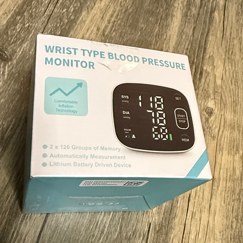 Wrist Type Blood Pressure Monitor - Black
